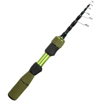 Telescopic Fishing Rod for Adjustable Design with Comfortable Grip Handle