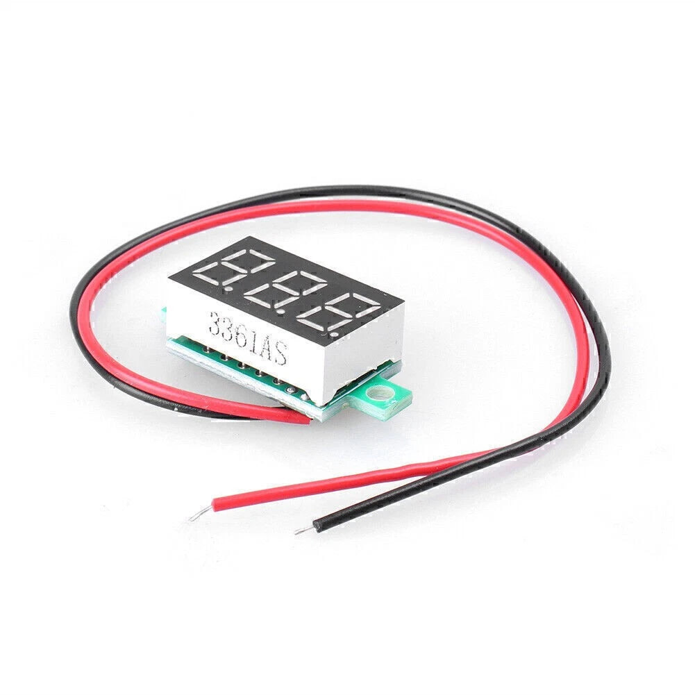4.5-30V Voltage Meter DC 32V 23mA Ammeter 3 Digital RED LED Amp Dual Voltmeter
