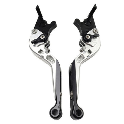Extendable Brake Clutch Levers for Honda CB599 CB600 Hornet (1998–2006) Silver