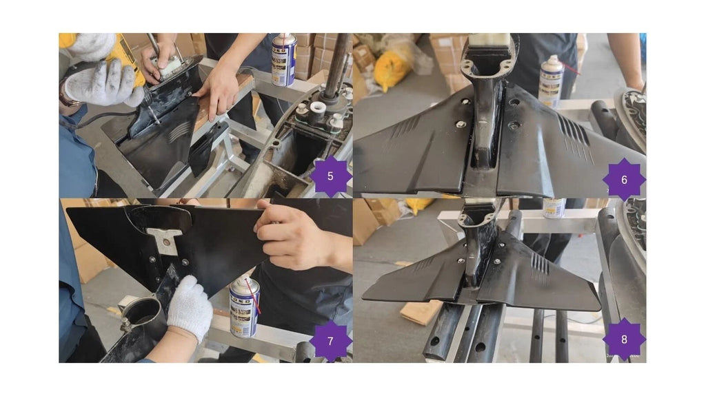 Dorsal Fin Wing Hydrofoil Stabilizer for Outboards (5-150 HP)