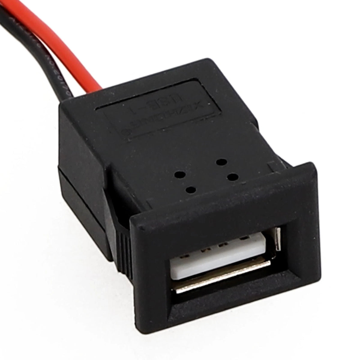 USB Charging Connector for Fast Installation (Black/White)