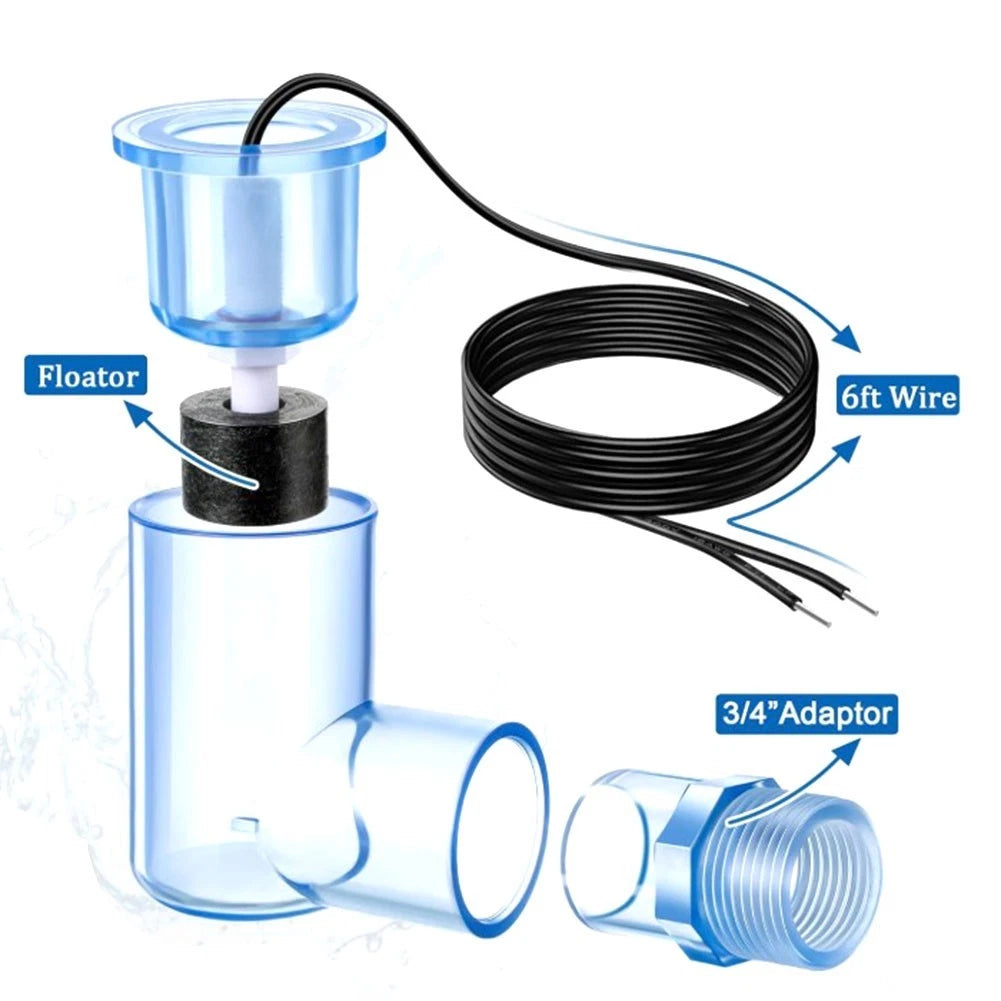 Water Level Sensor Float Switch for AC Use (2010–2023)