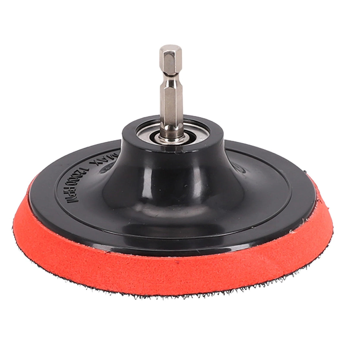 Buffing Pad for Sanding Discs - Polyurethane Backing Pad, Drill Adapter