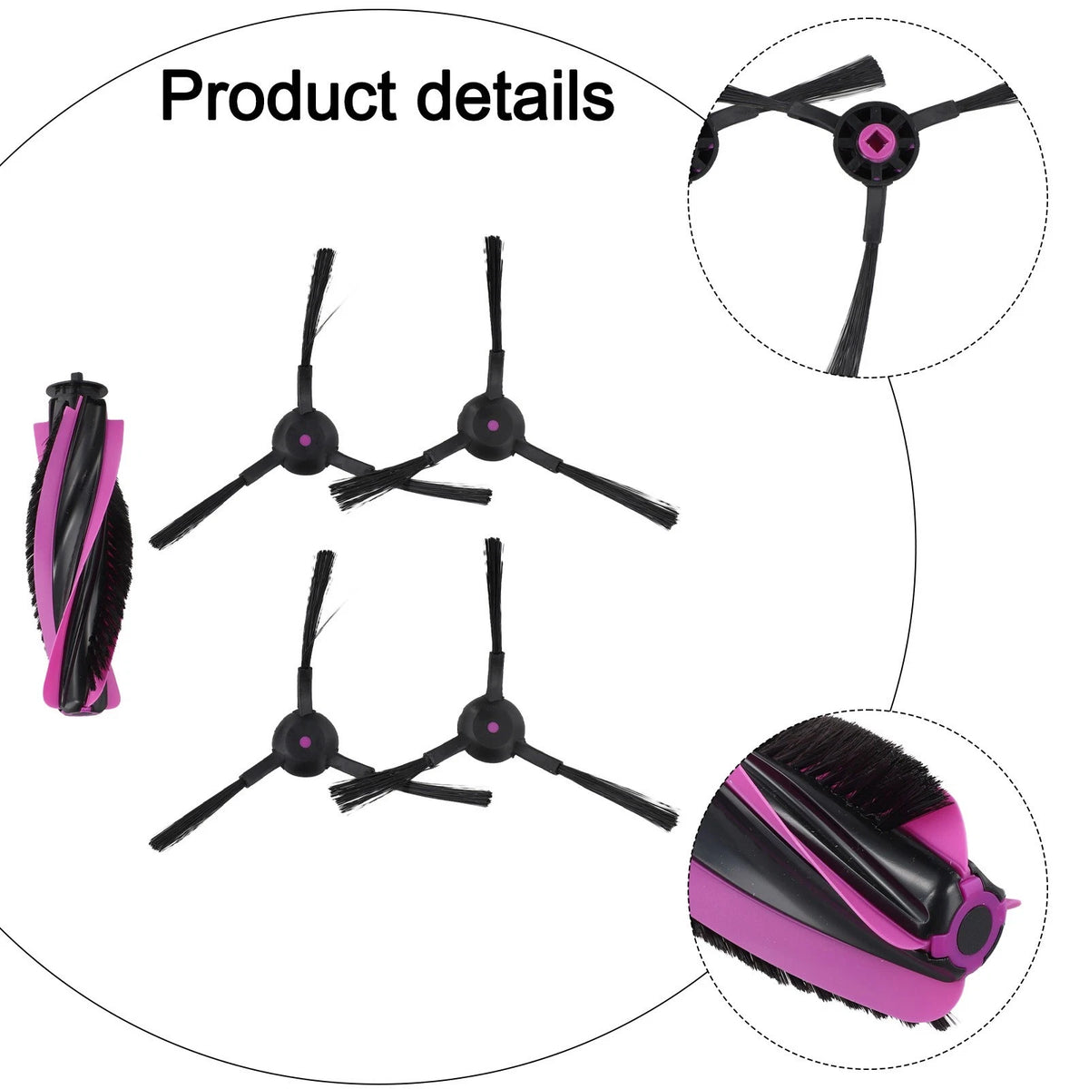Cleaning Kit for JONR T5 Pro Robot Vacuum Cleaner Brushes