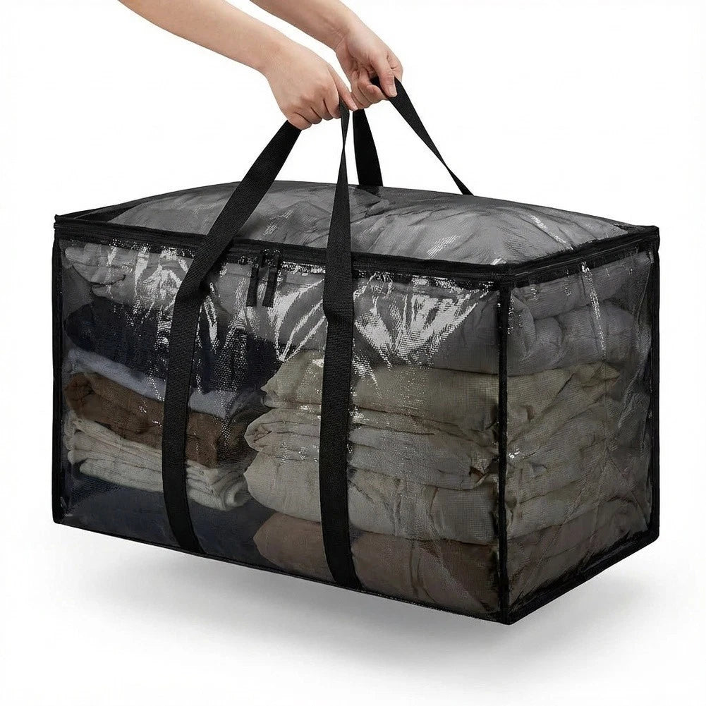 Large Foldable Moving Bag 69x35x37cm Waterproof with Sturdy Handles