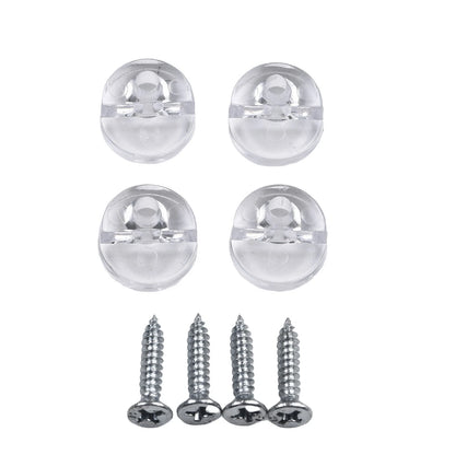 Set of 4 Frameless Mirror Wall Clips for Hanging Mirrors