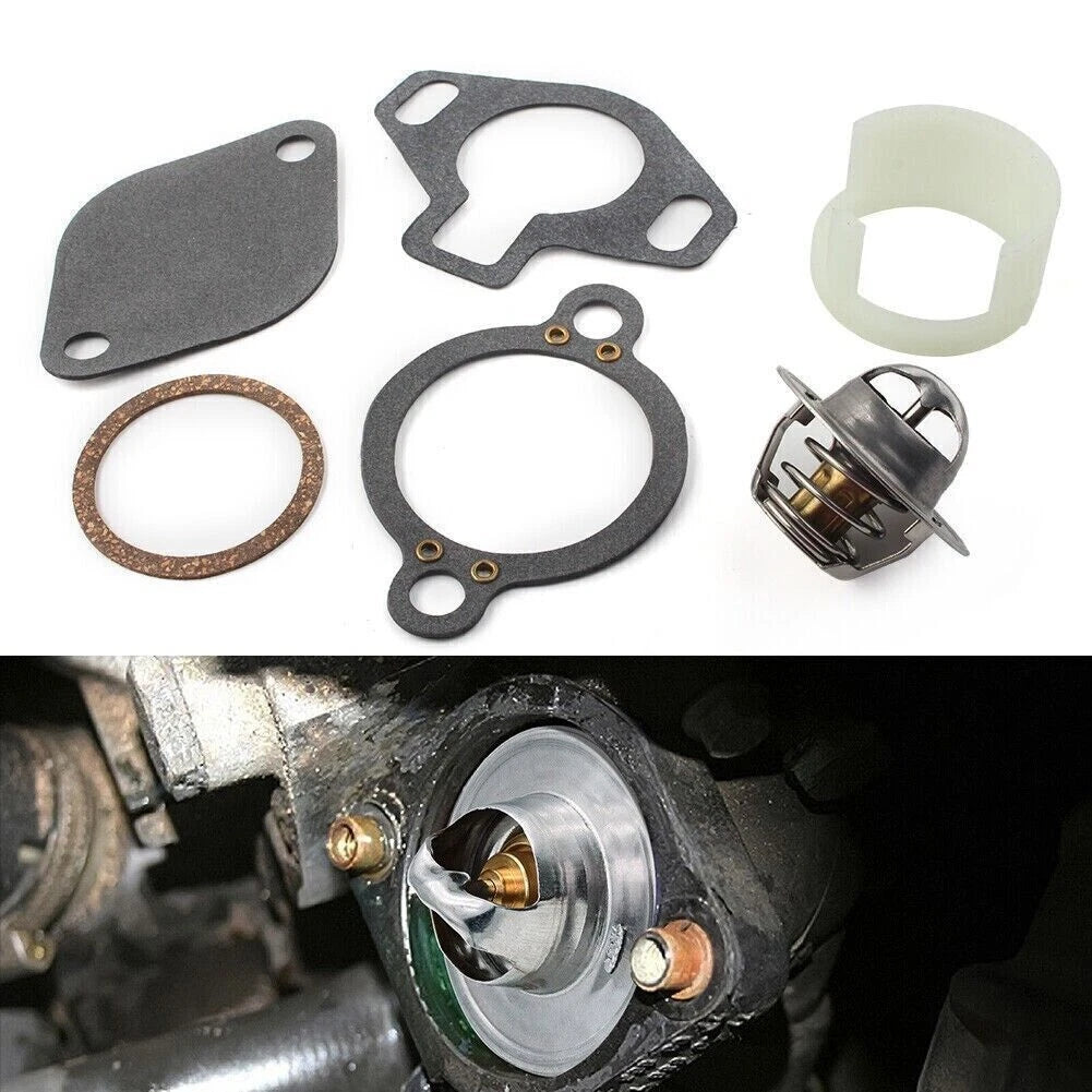 Thermostat Kit for Mercruiser 4.3L V6 5.0L 5.7L 7.4L 8.2L V8 (807252Q5, 18-3647)