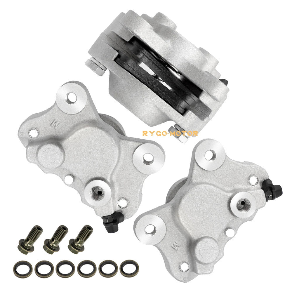 Front Rear Brake Calipers W/Brake Master Cylinder for Arctic Cat ATV 375 (2002)