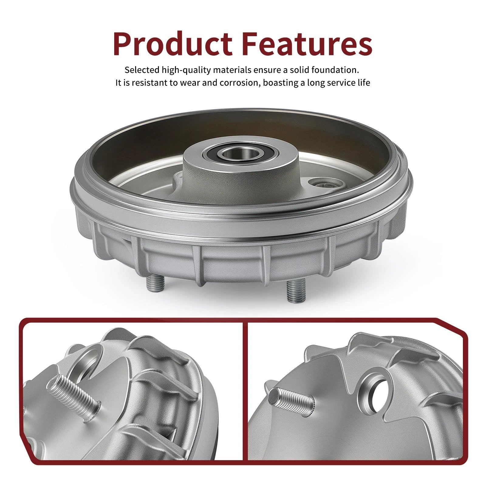 Front Brake Drum for Honda Rancher 350 TRX350TE TRX350TM (2000–2006) 44600-HN4-670