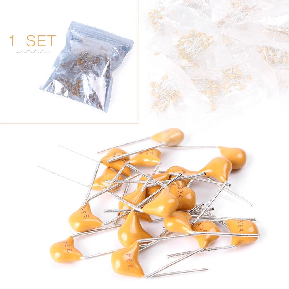 Set of 700 Monolithic Ceramic Capacitors (8pF–2.2uF) Assorted Kit