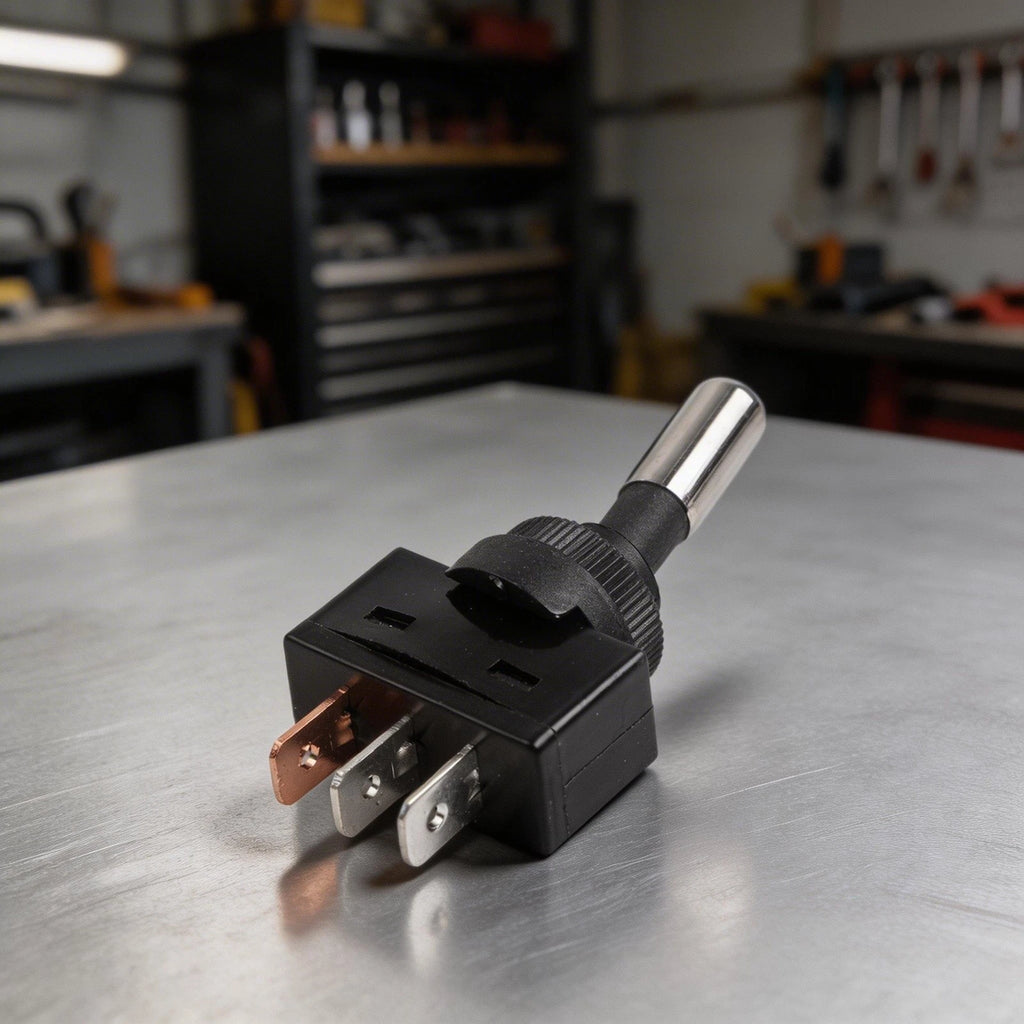 Set of 2 12V 20A Toggle Switch SPST 3Pin 12mm with LED Indicator