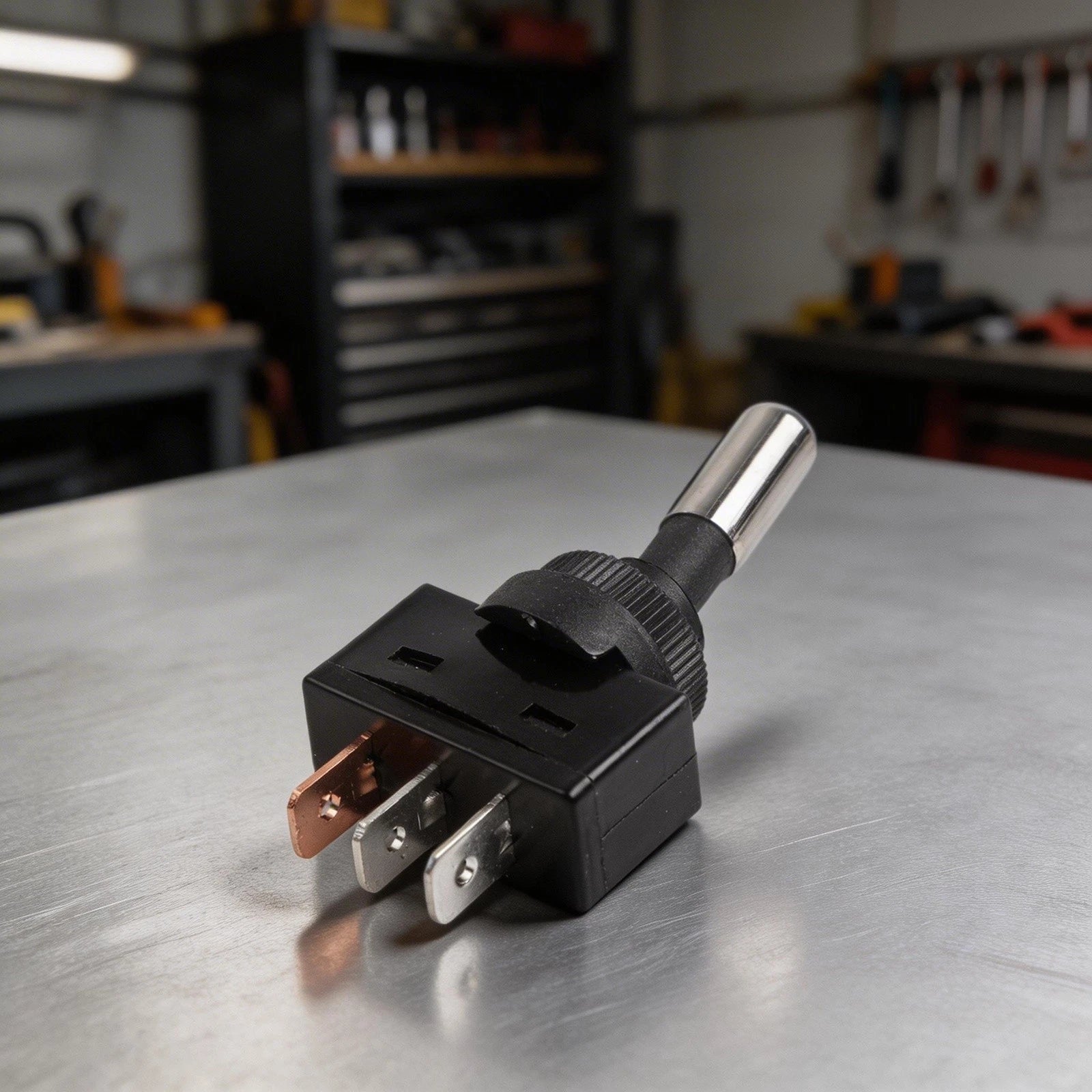 Set of 2 12V 20A Toggle Switch SPST 3Pin 12mm with LED Indicator