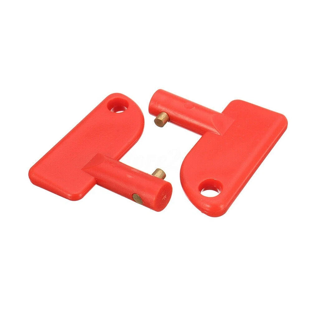 10Pcs Battery Isolation Key for Isolator Switch (Car Van Boat)