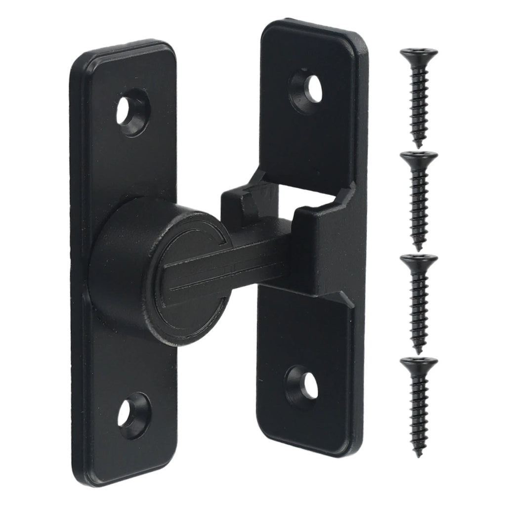 Gate Latch Barn Door Lock Assembly for Sliding Doors (Heavy Duty)