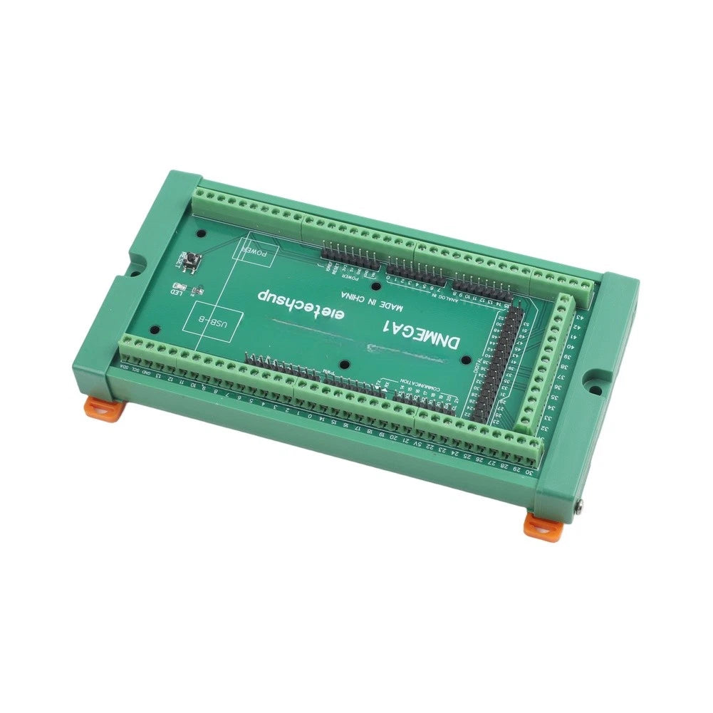 DIN Rail Mount Terminal Adapter with M2 Screw for Arduino Mega2560 (2010–2023)