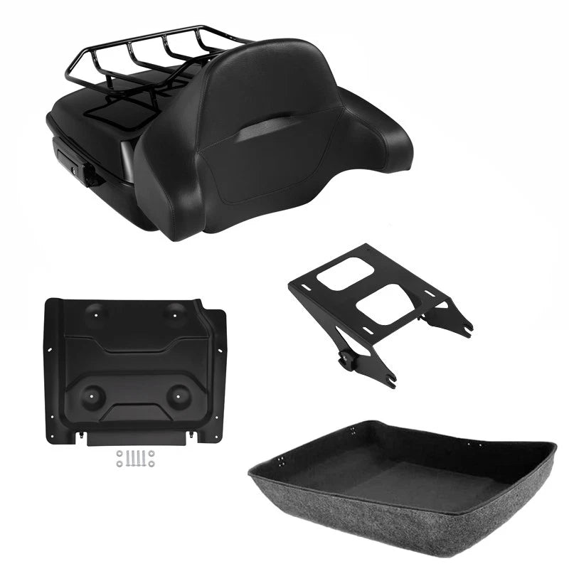 Chopped Trunk Backrest Pad for Harley Touring (2014–2026)