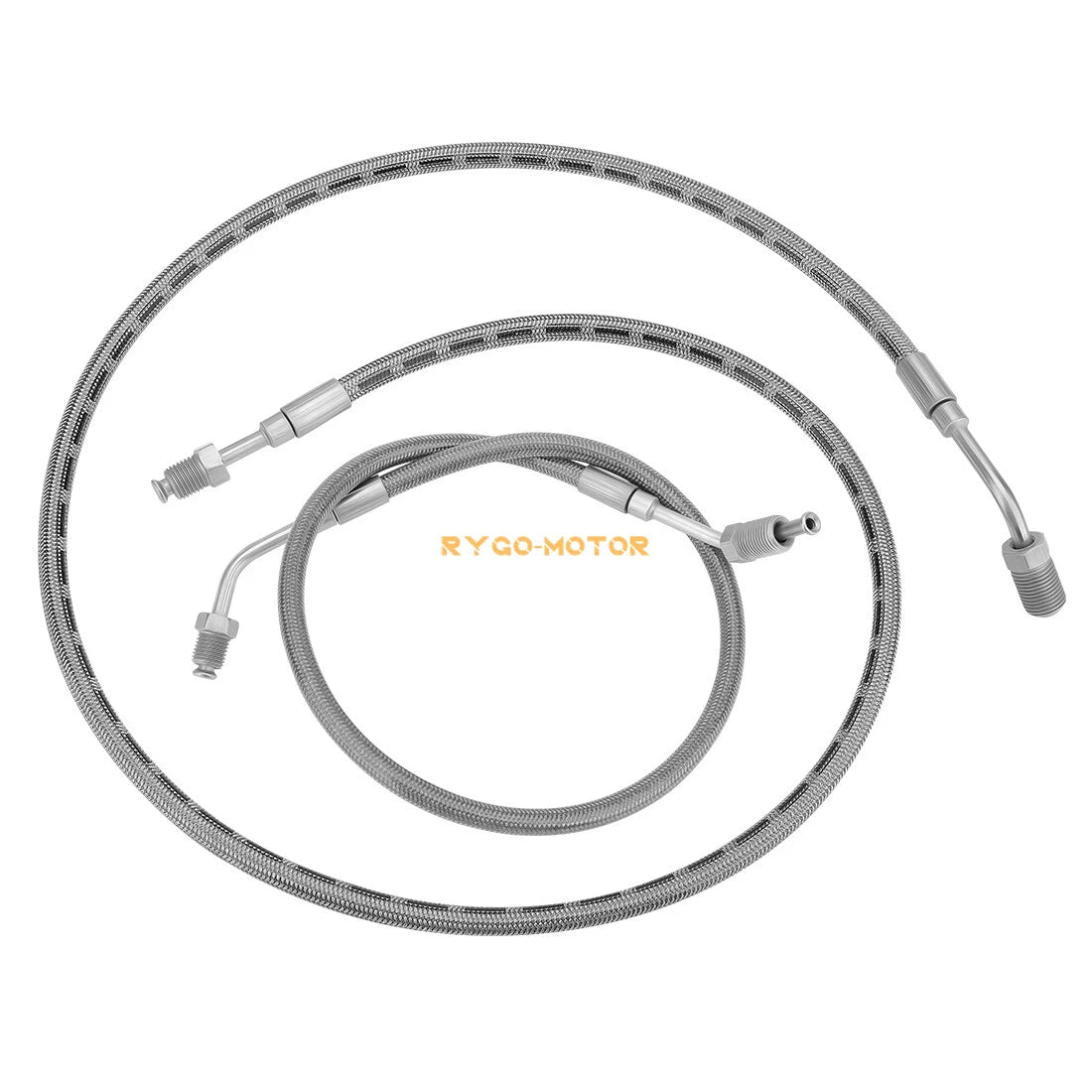 Set of 2 Brake Hose Lines 1910484 1910485 for Polaris Ranger TM 650 425
