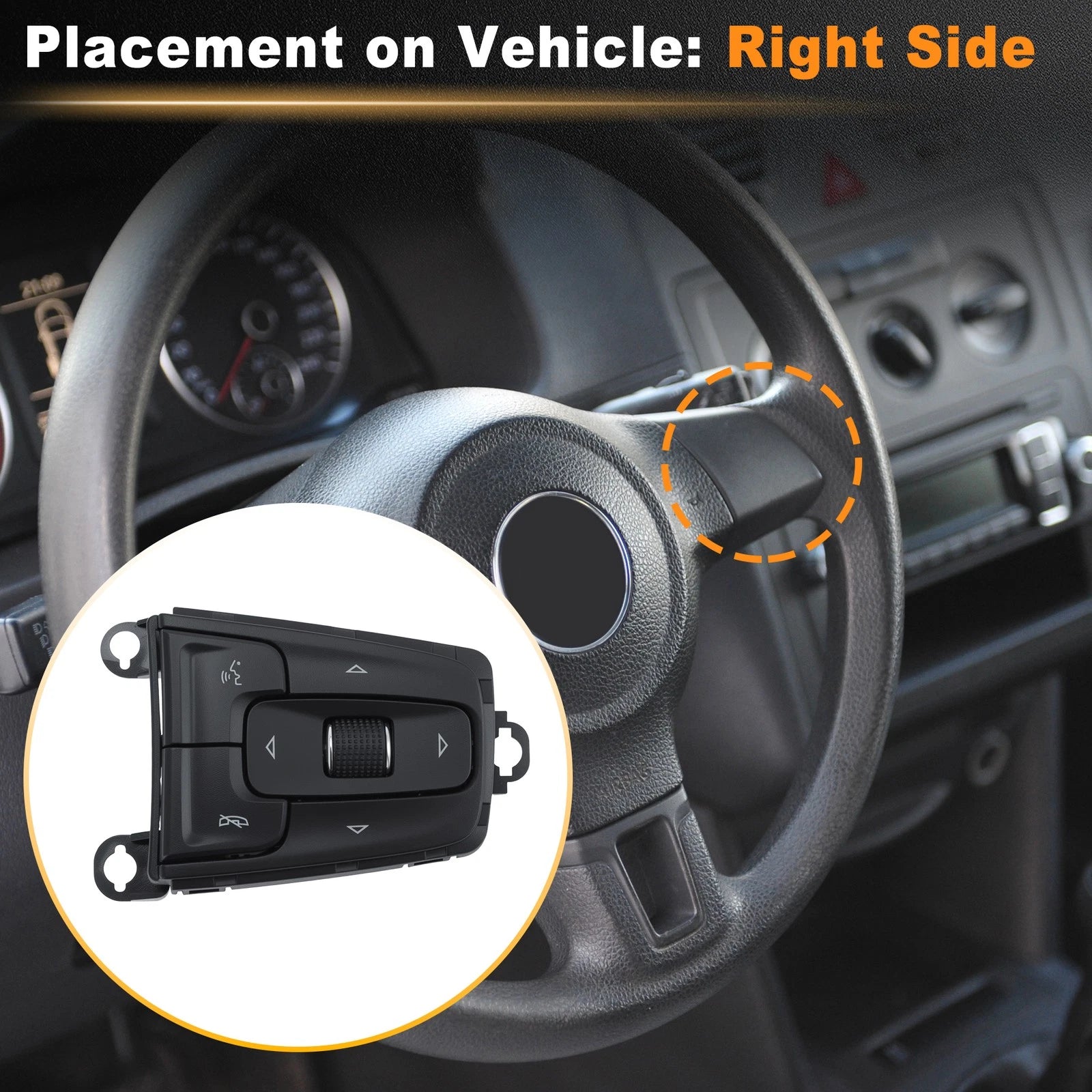 Steering Wheel Button Control Replacement for Chevy Silverado Sierra (2022–2025)