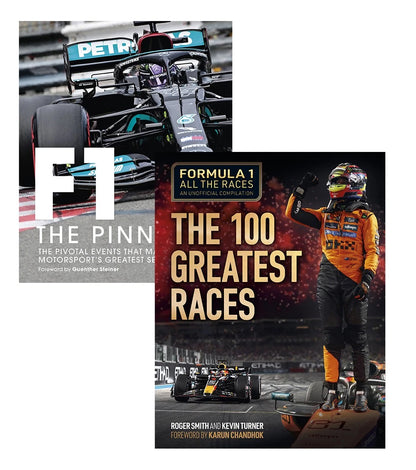Set of 2 Formula 1 All the Races & The Pinnacle Books