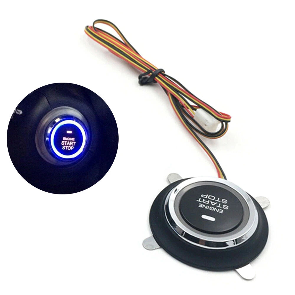 Ignition Switch Engine Start Push Button Car Keyless Entry Push Starter Parts
