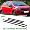 4pcs Window Weatherstrip Seal Replacement for Toyota Yaris (2007–2016)