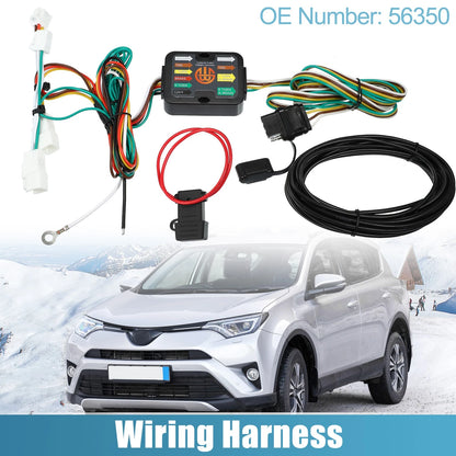 Trailer Wiring Harness 4-Pin Set for Toyota Avalon RAV4 (2013–2018)