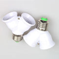 E27 Dual Socket Lamp Holder Splitter Adapter for Bulbs (220V)