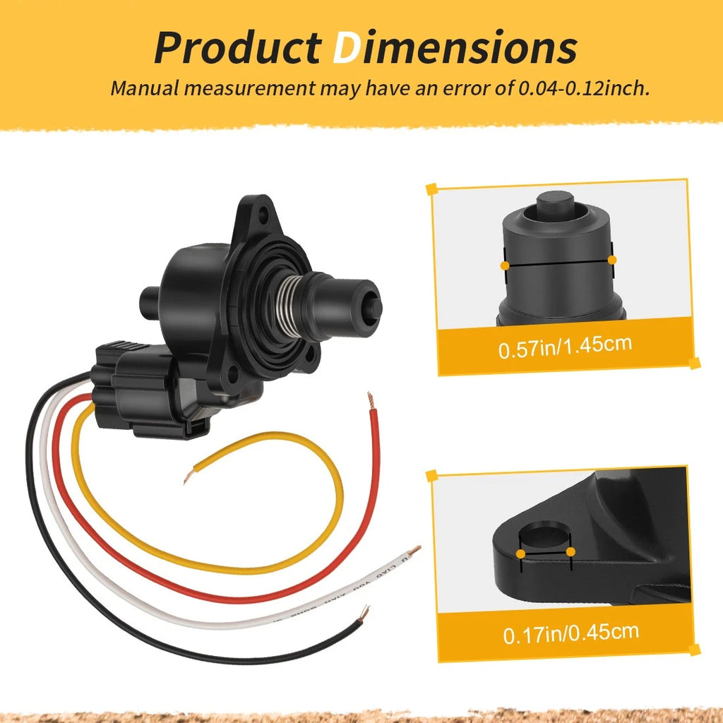 Idle Air Control Valve with Pigtail Harness for Polaris RZR Sportsman Scrambler 850 (2015–2021)