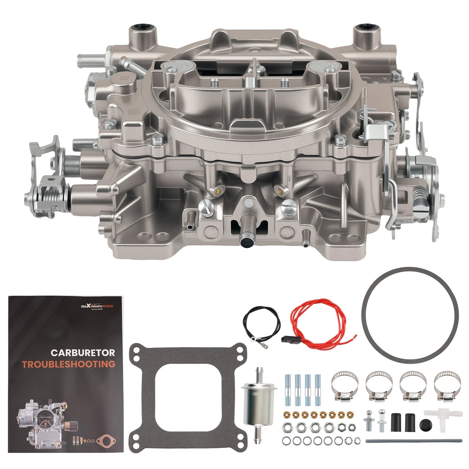 1405 Carburetor with Gaskets Kit for Performer 1405 (600CFM, 4 BBL)