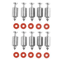 10pcs Carburetor Float Needle Valve Seat Kit for 398188 (3.5-6hp)