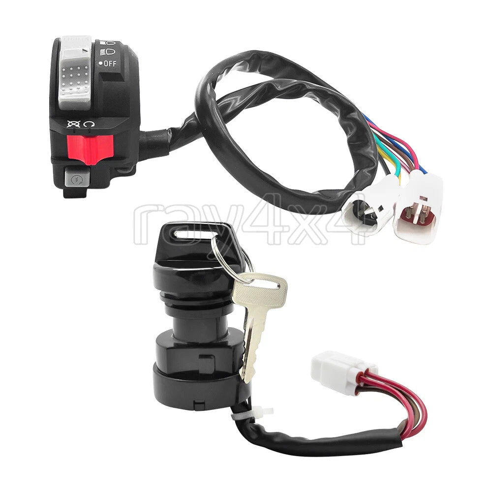 Start Stop Headlight Switch & Ignition Key Switch for Yamaha YFZ450 (2006–2013)