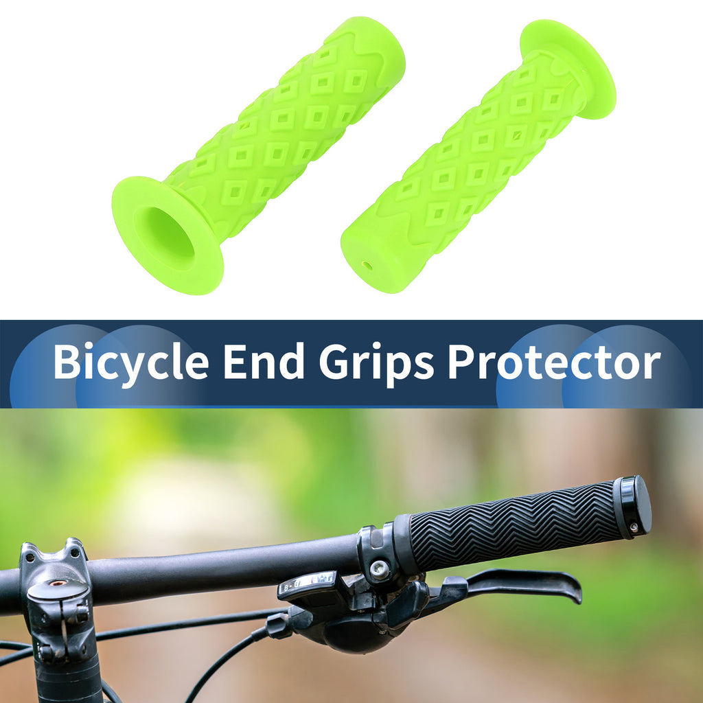 Handlebar Grips Cover 120mm End Grip Protector Rubber for Bike (1Pair)