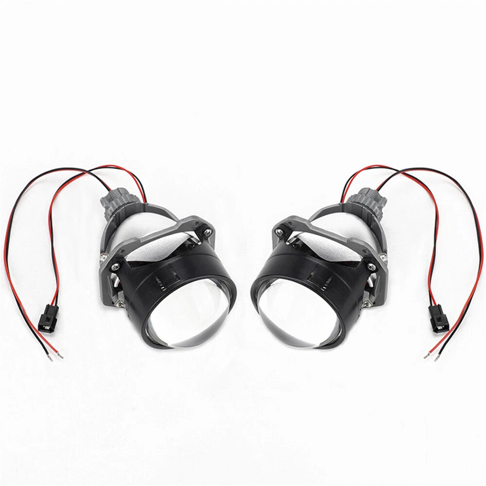 2Pcs 2.5" Bi-LED Projector Lens LED Light For H4 H7 9005 9006 Car Headlight Bulb