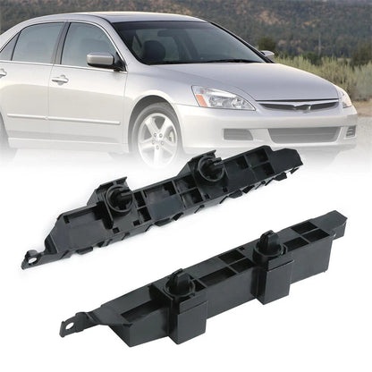 Pair Front Bumper Bracket Retainer Left & Right For Honda Accord Coupe 2003-2007