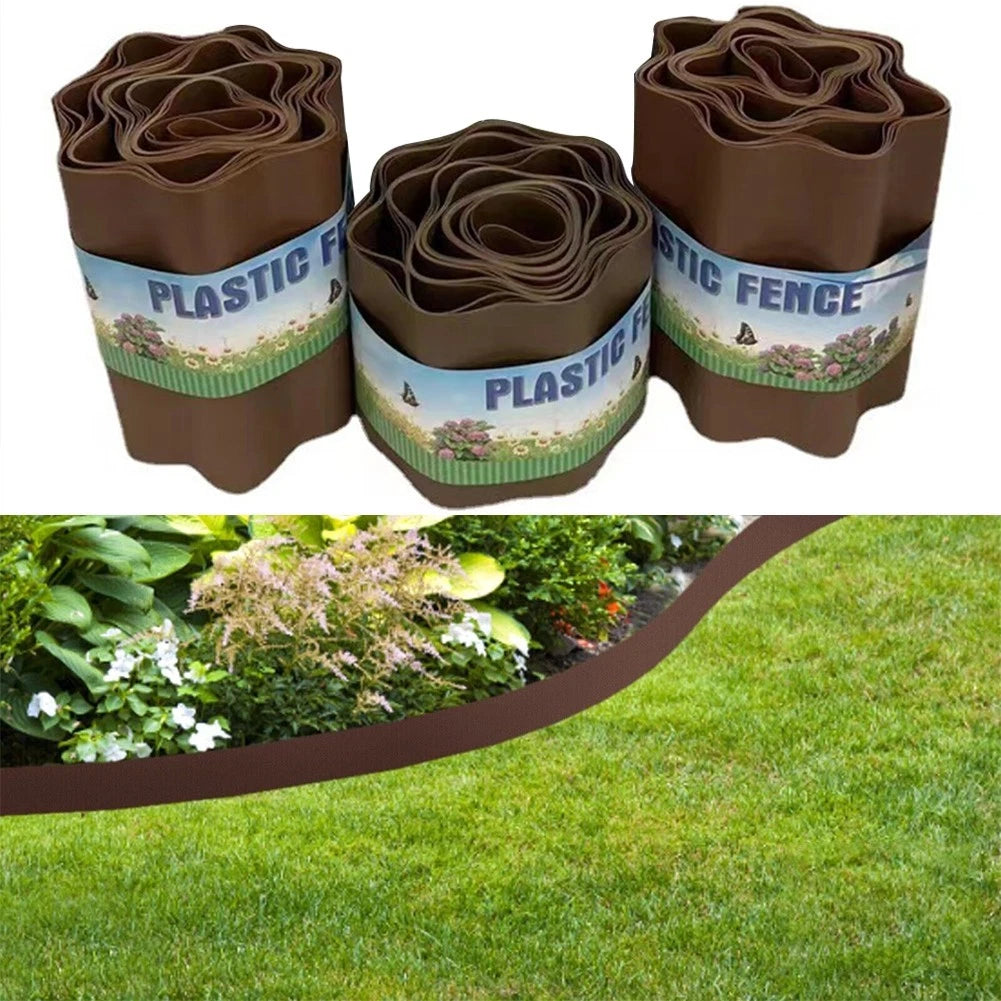 Flexible Plastic Lawn Edge Strip for Grass Control and Borders
