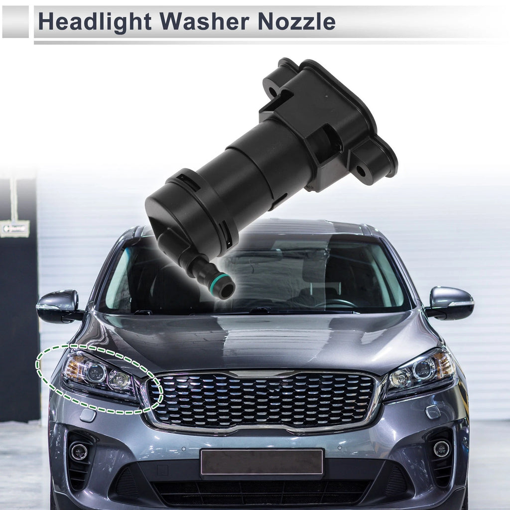Front Passenger Side Headlight Washer Nozzle Replacement for Audi A4 (2005–2008)