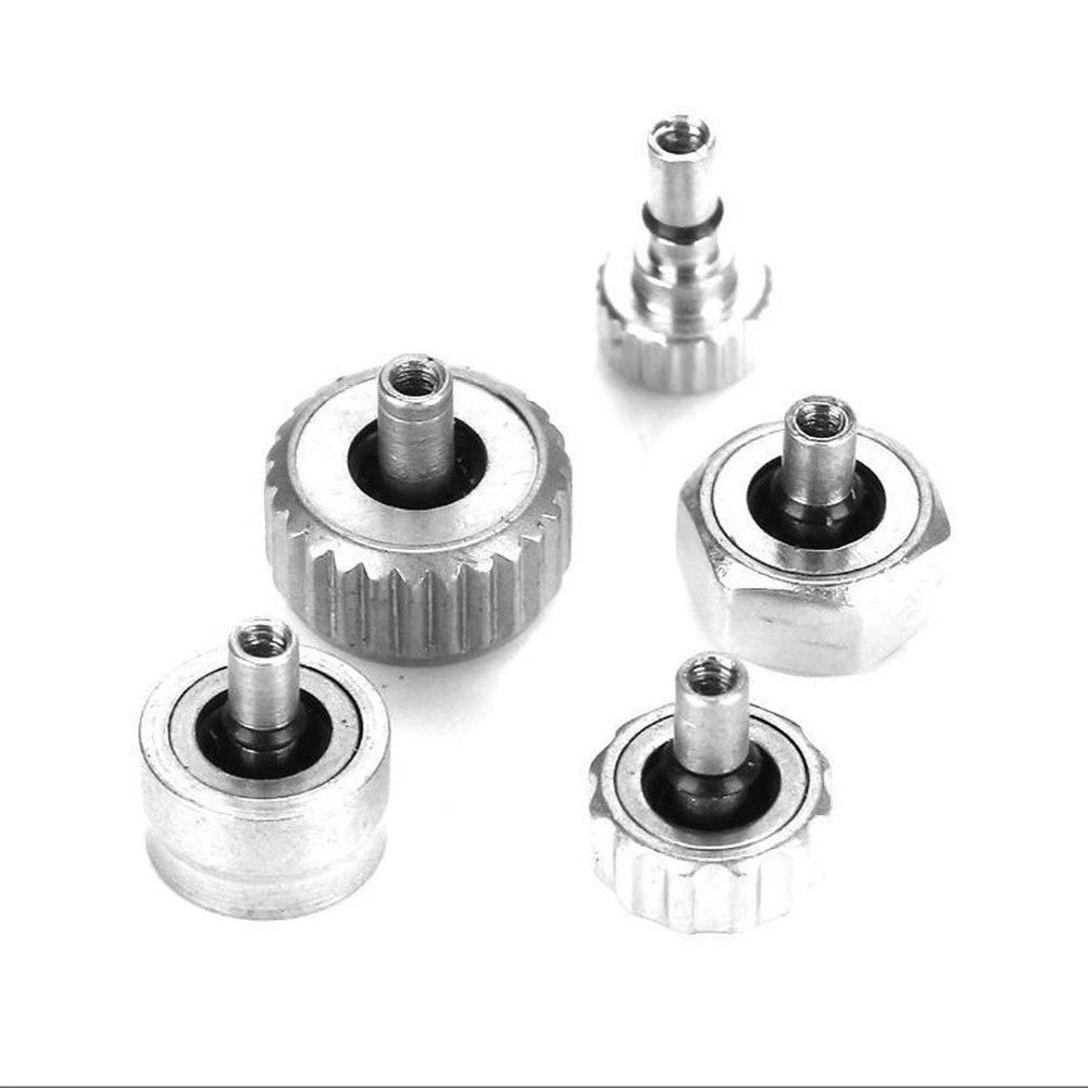 Stainless Steel Watch Crown Button Kit for Watchmaking (No Year Range)