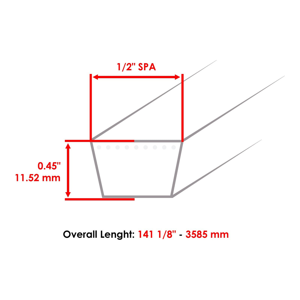 Deck Blade and Belt Replacement for John Deere 145 155C D140 D150 D160