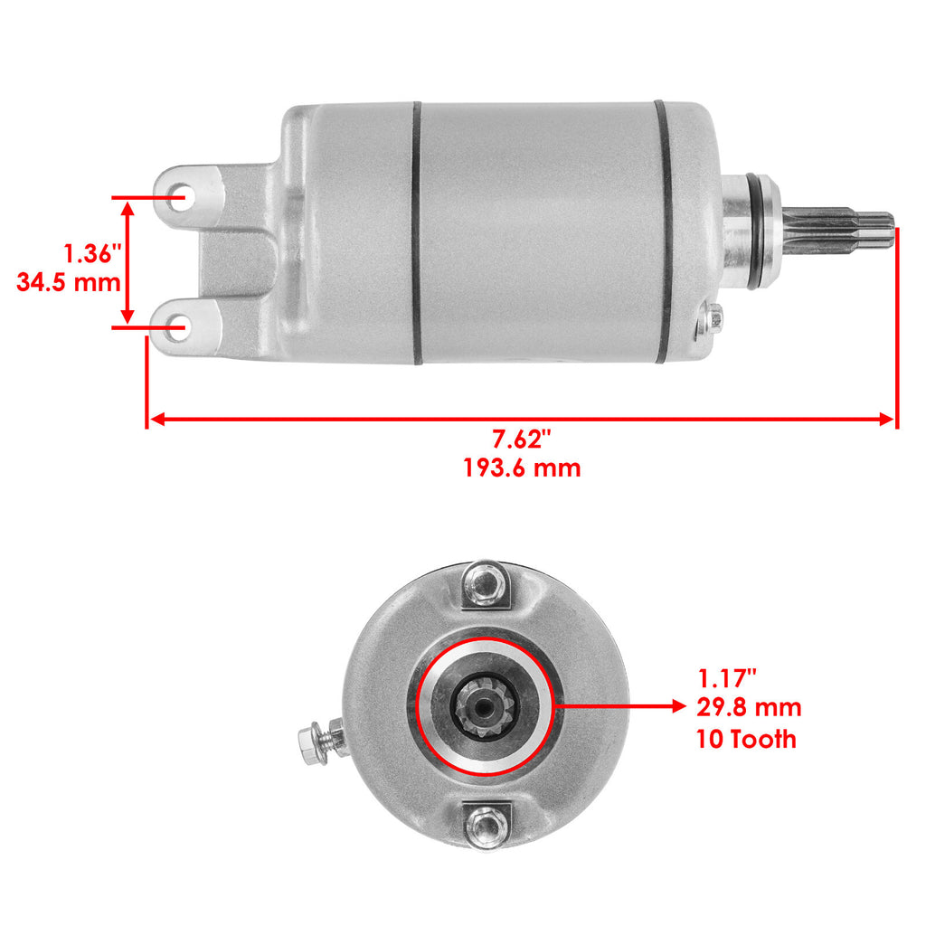 Starter Replacement for Honda Accord CR V Civic (1998–2012)