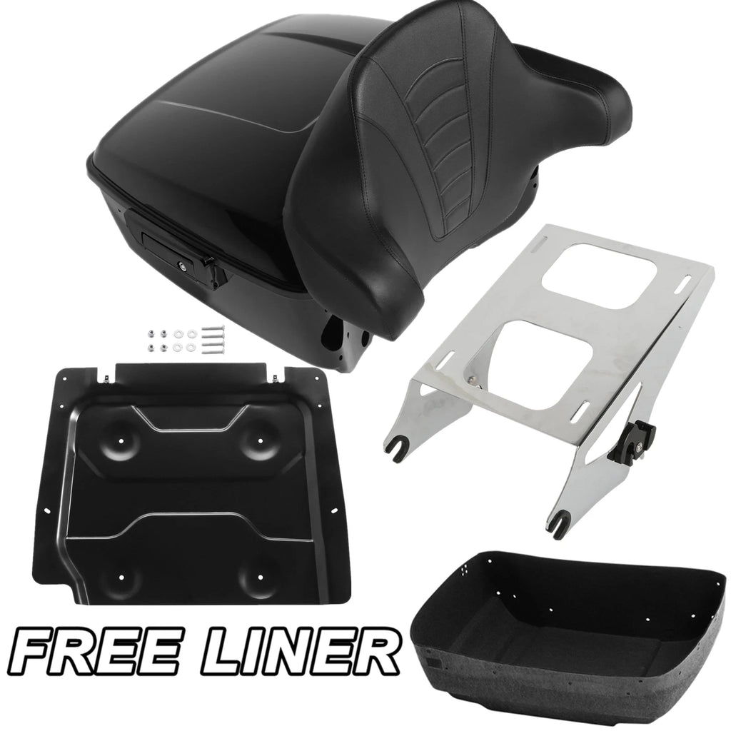 Trunk Backrest Mount Rack Plate for Harley Touring (2014–2023)