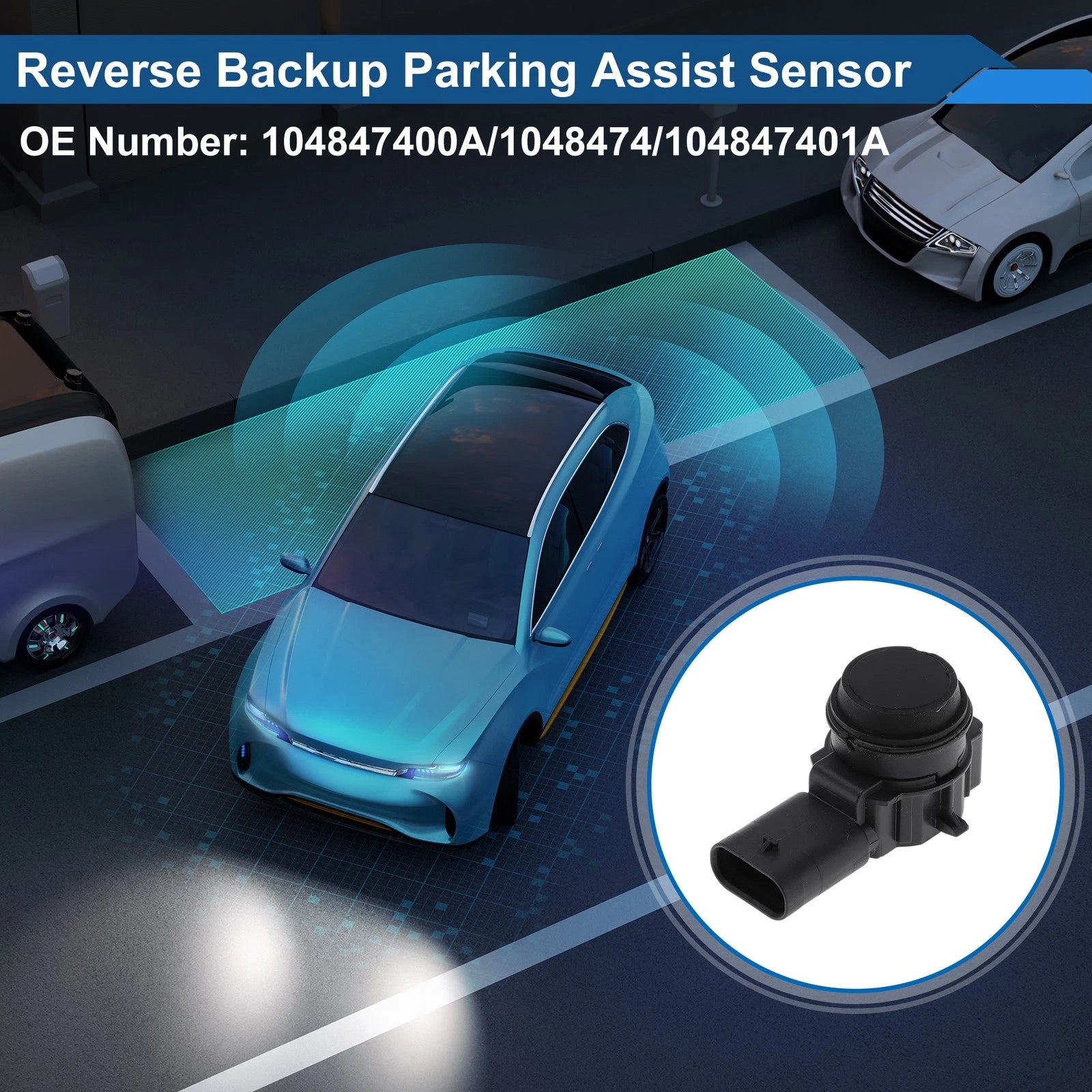 Reverse Backup Parking Sensor No.104847400A for Tesla Model S (2012–2021)