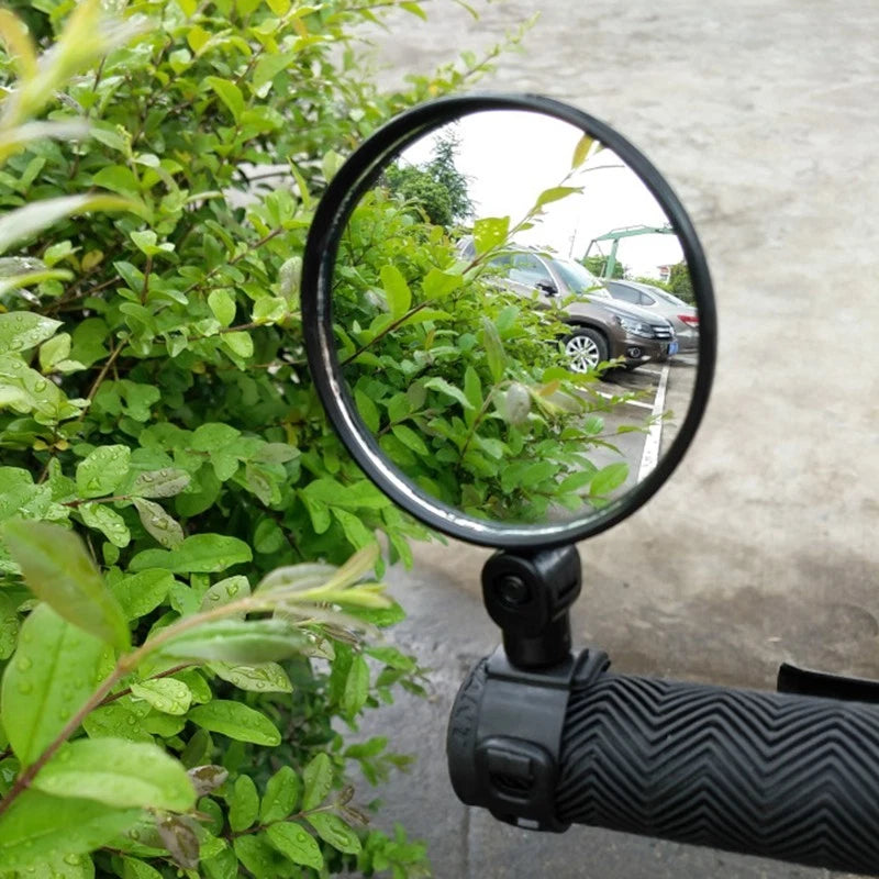 Bicycle Bar End Rear View Mirror for Mountain Bikes (Convex Lens)