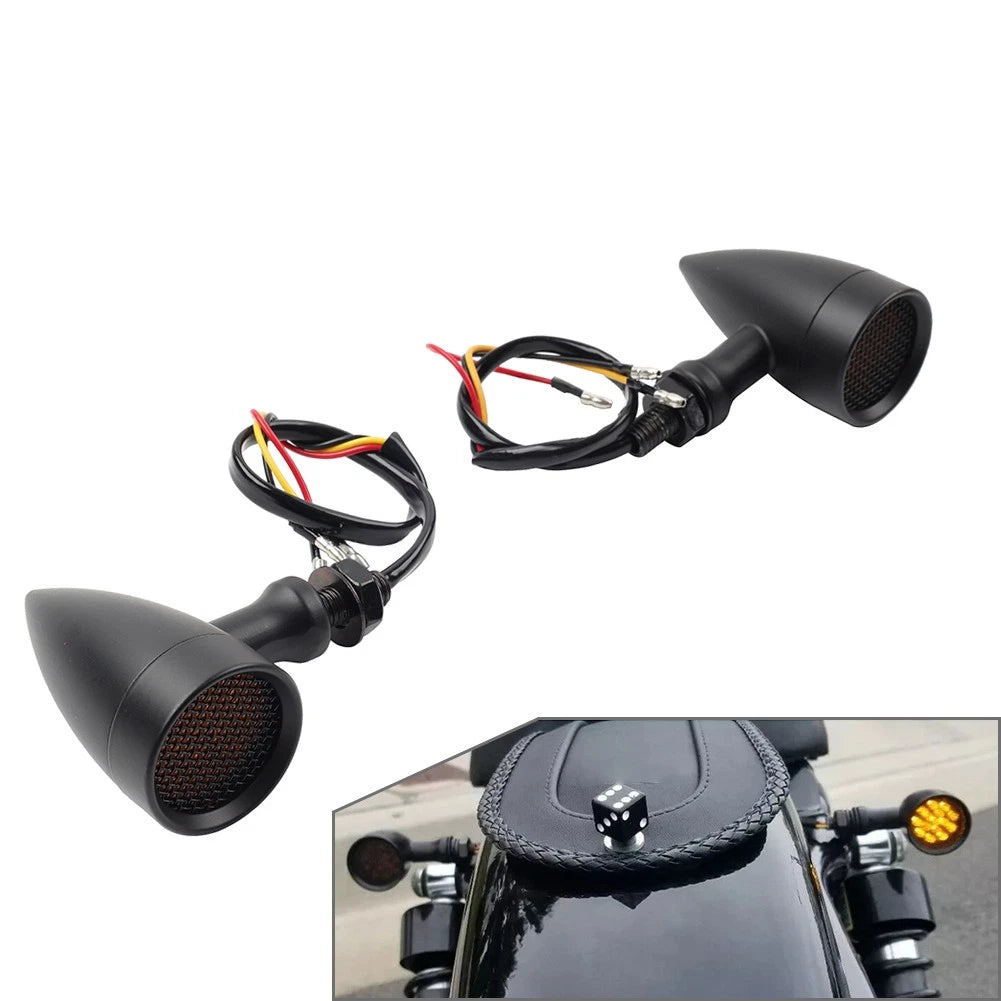 2X Turn Signal Light for Harley Super Glide FXD Dyna Softail (2006–2017)