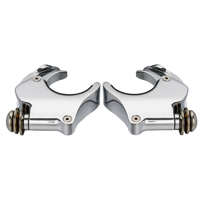 Chrome 49mm Windshield Clamps for Harley V Rod VROD (2002–2010)