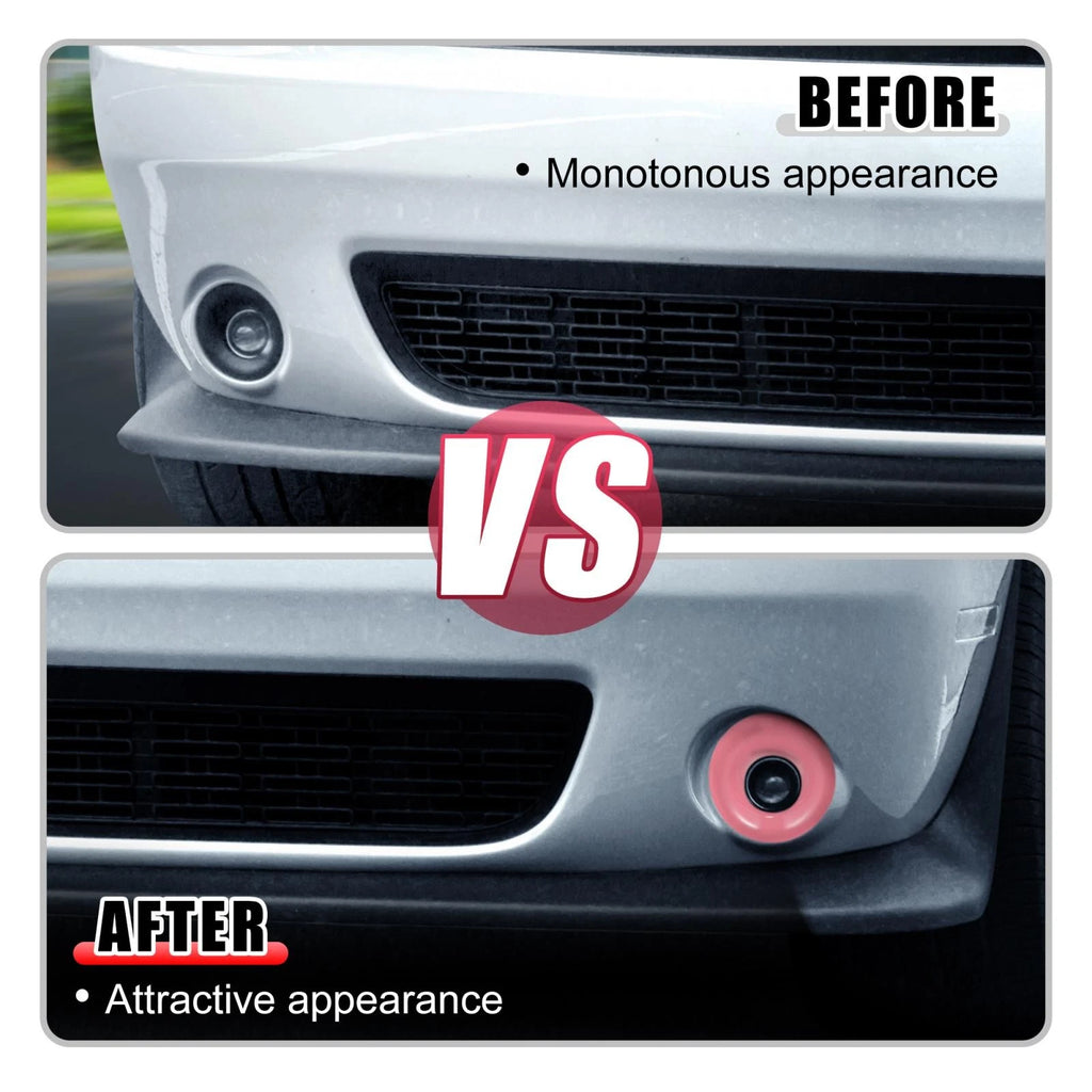 2pcs Front Foglight Covers Trim Replacement for Dodge Challenger (2015–2020)