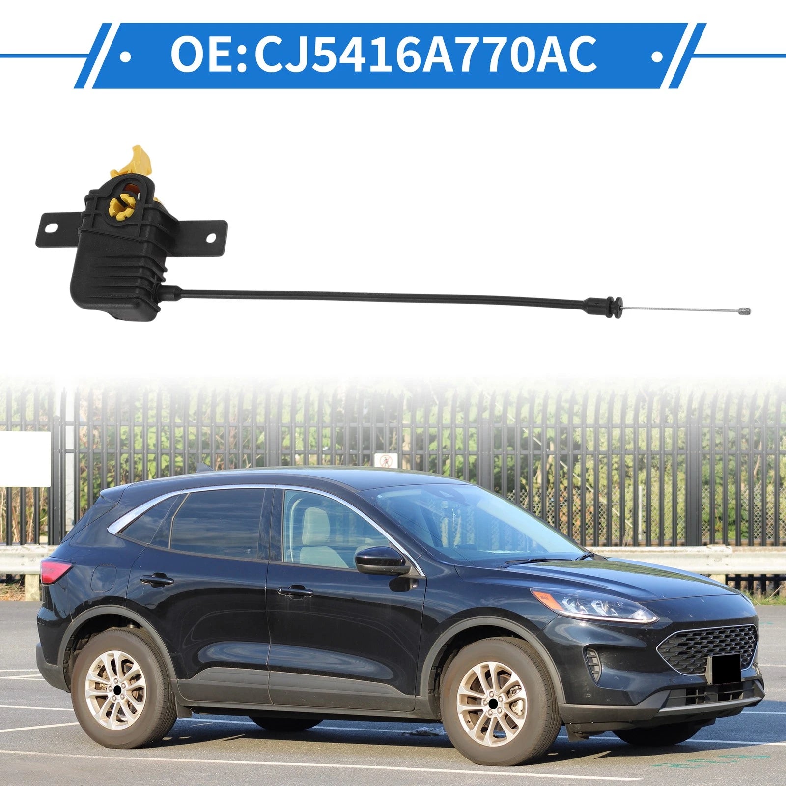 Hood Release Cable for Ford Escape (2017–2017)