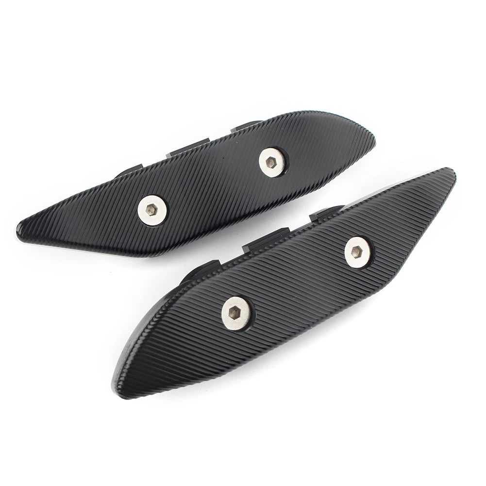 CNC Rearview Mirror Hole Cover Cap for Yamaha TMAX530 (2017–2018) Black