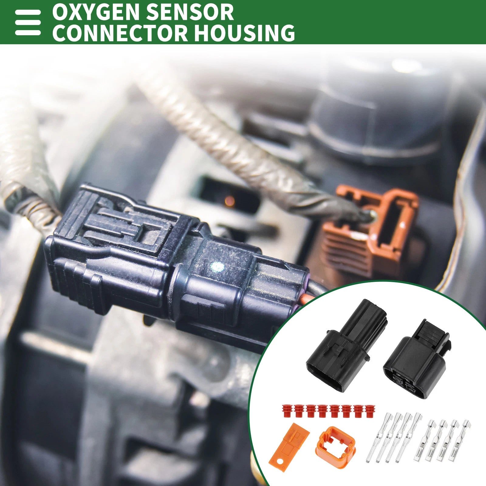 4 Pin Oxygen Sensor Connector Housing for Hyundai