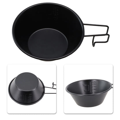 Heat Resistant Nonstick Stainless Steel Bowl for Camping and Adventure