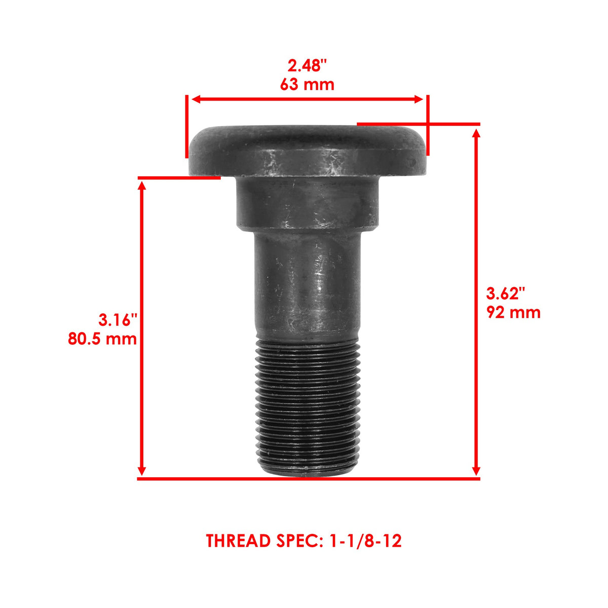 Rotary Cutter Blades CCW with Bolt Kit for Land Pride RCR2560 RCS3510 (2001–2018)